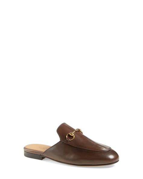 gucci princetown mules brown.